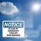 Signmission In Case Of Emergency Turn Off Main Breaker, 7 in W x Rectangle, Vinyl Decal OS-2PACK-NS-D-57-L-13668 - alternate 5